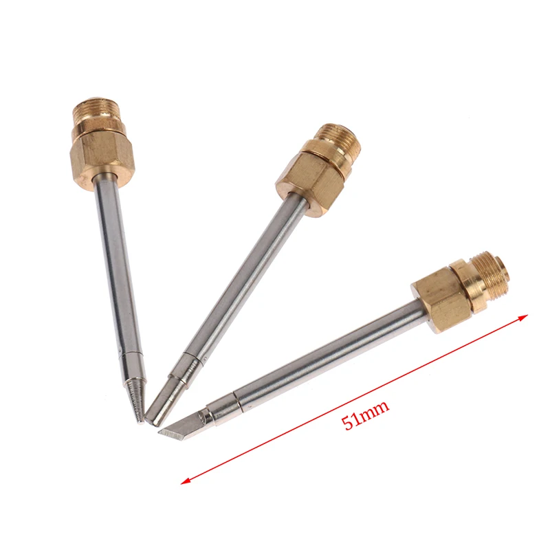 Welding Soldering Tips USB Soldering Iron Head Replacements Threaded Soldering Tip Fits For E10/510 Interface Soldering Iron