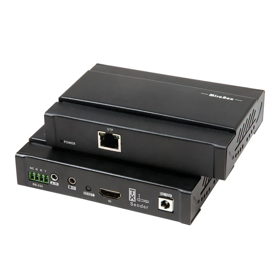 100m PoE Bidirectional IR RS232 4K HD Extender over Cat6 4K@60Hz HD Extender