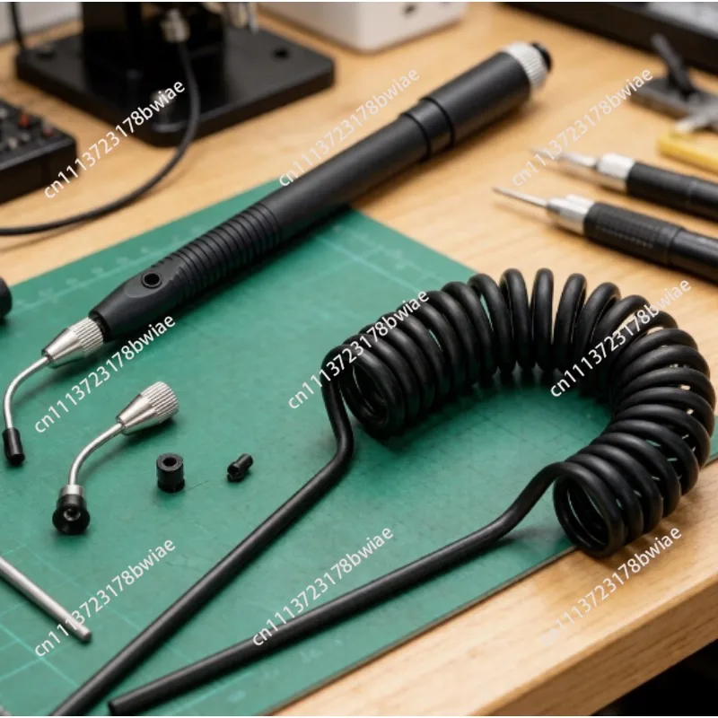 VTB-W-SET Pneumatic Tweezers With Powerful Suction Cup, Precision Air Suction Device For Electronic Component Repair