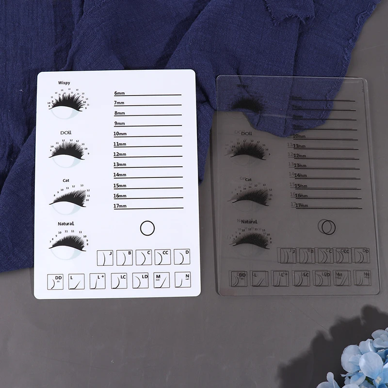 1PCS Eyelash Pad Acrylic Lashes Holder Pad Individual Eyelash Tablet Makeup Tools Makeup Palette Lash Extension Acrylic Board