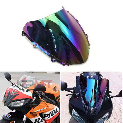 Black Windscreen For 2004 2005 2006 2007 Honda CBR1000RR CBR 1000RR Wind Deflectors Screen Windshield