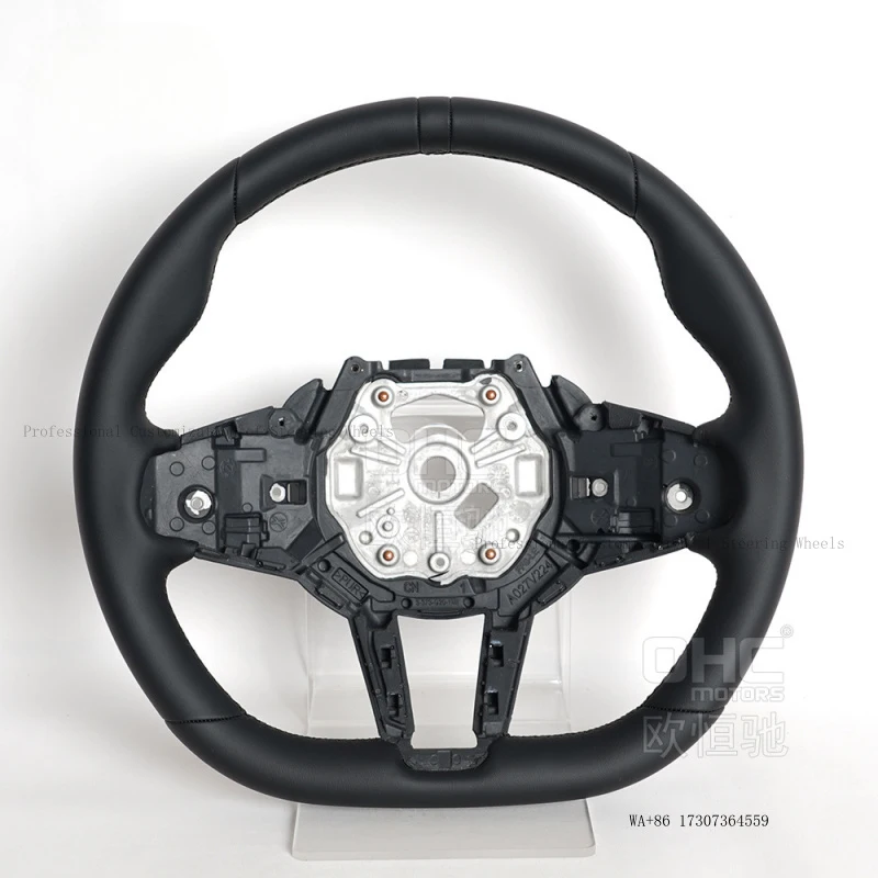 Hot  24-25 model German for BMW G chassis CS high-end sporty flat-bottom full-leather steering wheel modification and upgrad