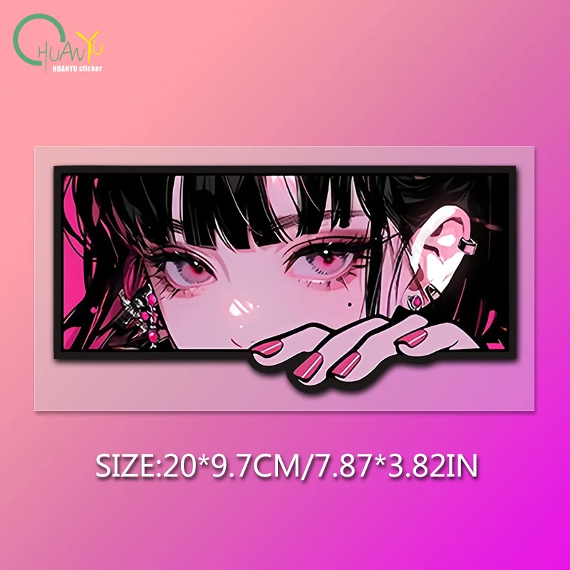 Car sticker anime animation look JDM body scratch cover computer case decoration waterproof sticker