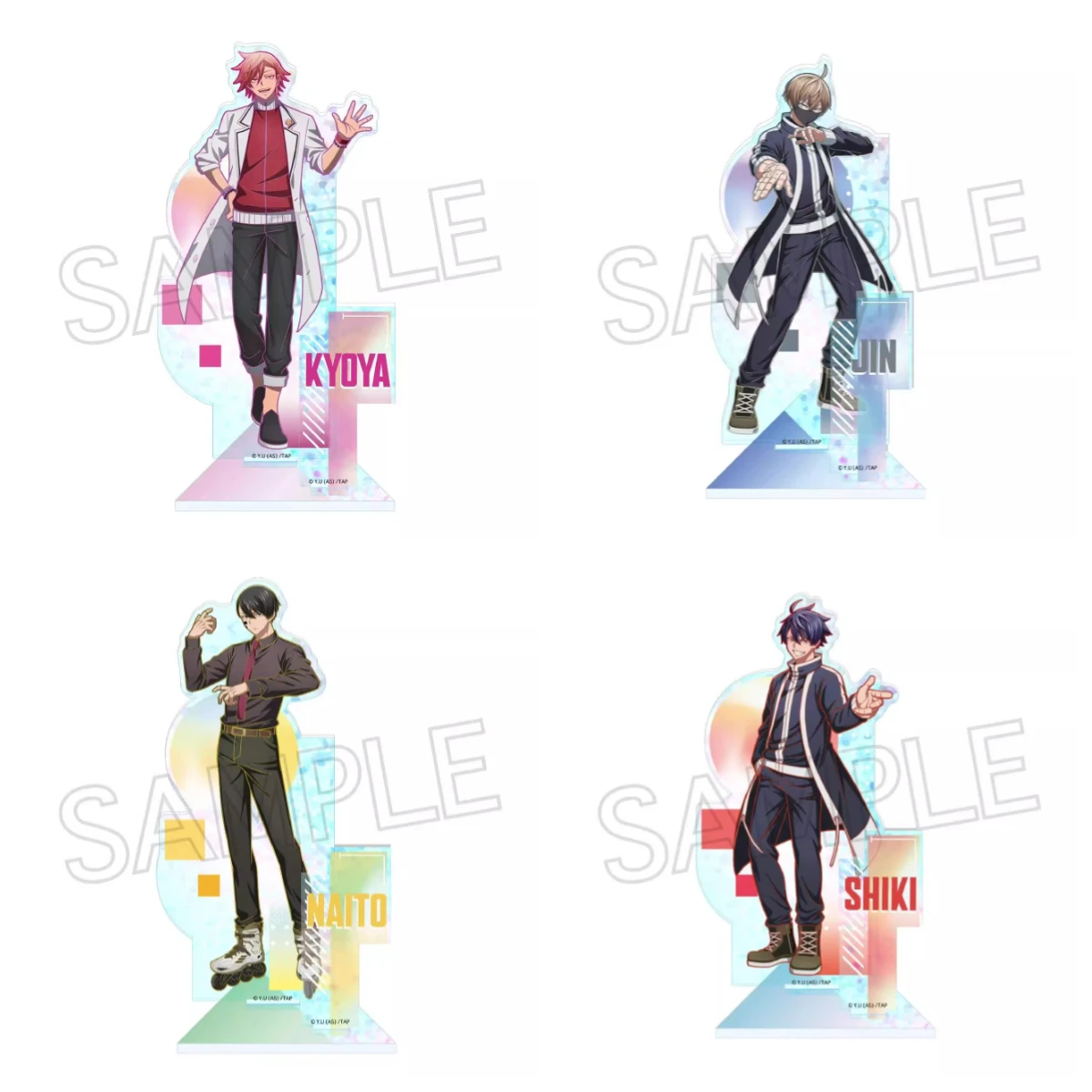 Spiel Jin Kougasaki Homare Byobugaura Shiki Ichinose Kuina Sazanami Naito Mudano Acryc S Carrier Puppe Anime Figur Kospy und Y Tech ft