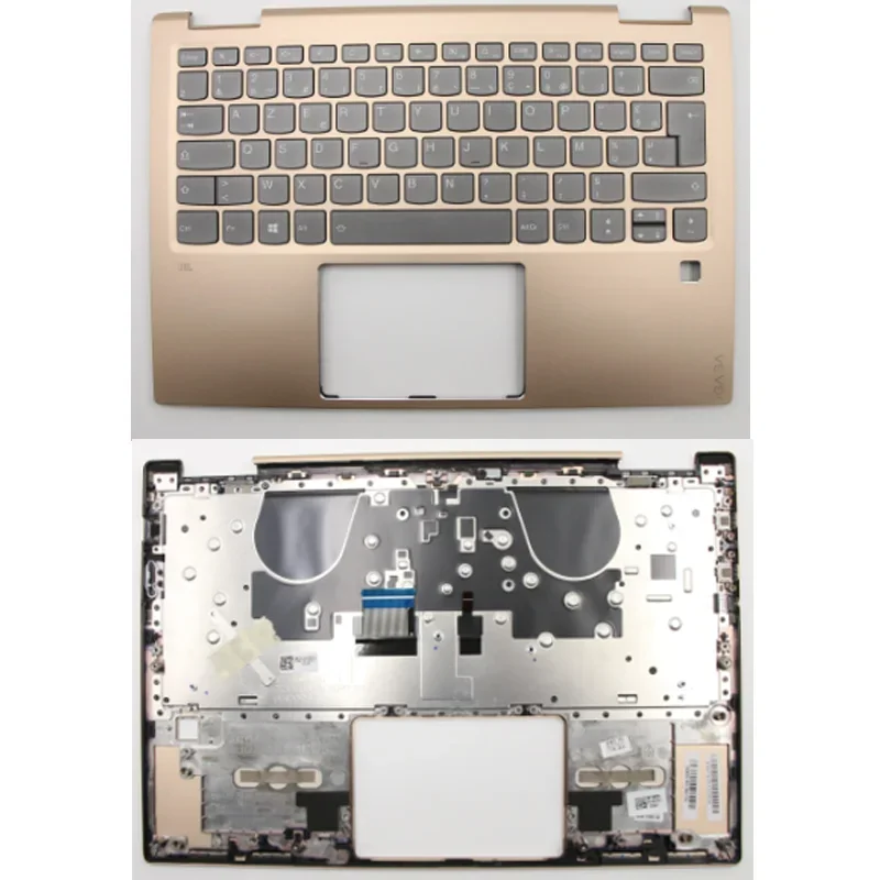 

New for Lenovo Yoga 720-13IKB Laptop Palmrest Top Case Cover Upper Case C 80X6 W/KB Copper FR GM SW