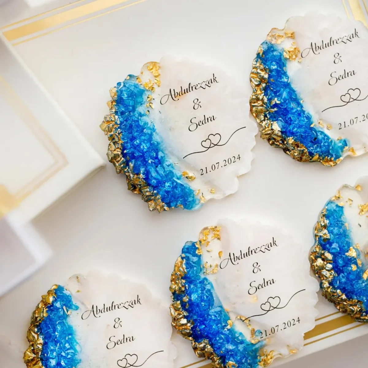 Wedding Favor – Personalized Islamic Gift, Nikah & Baby Shower Magnet, Muslim Guest Thank You Favors, Ayatul Kursi Keepsake
