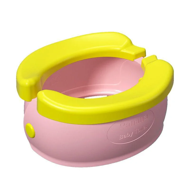 Children\'s toilet cartoon banana shape baby boy and girl toilet car folding portable toilet training toilet