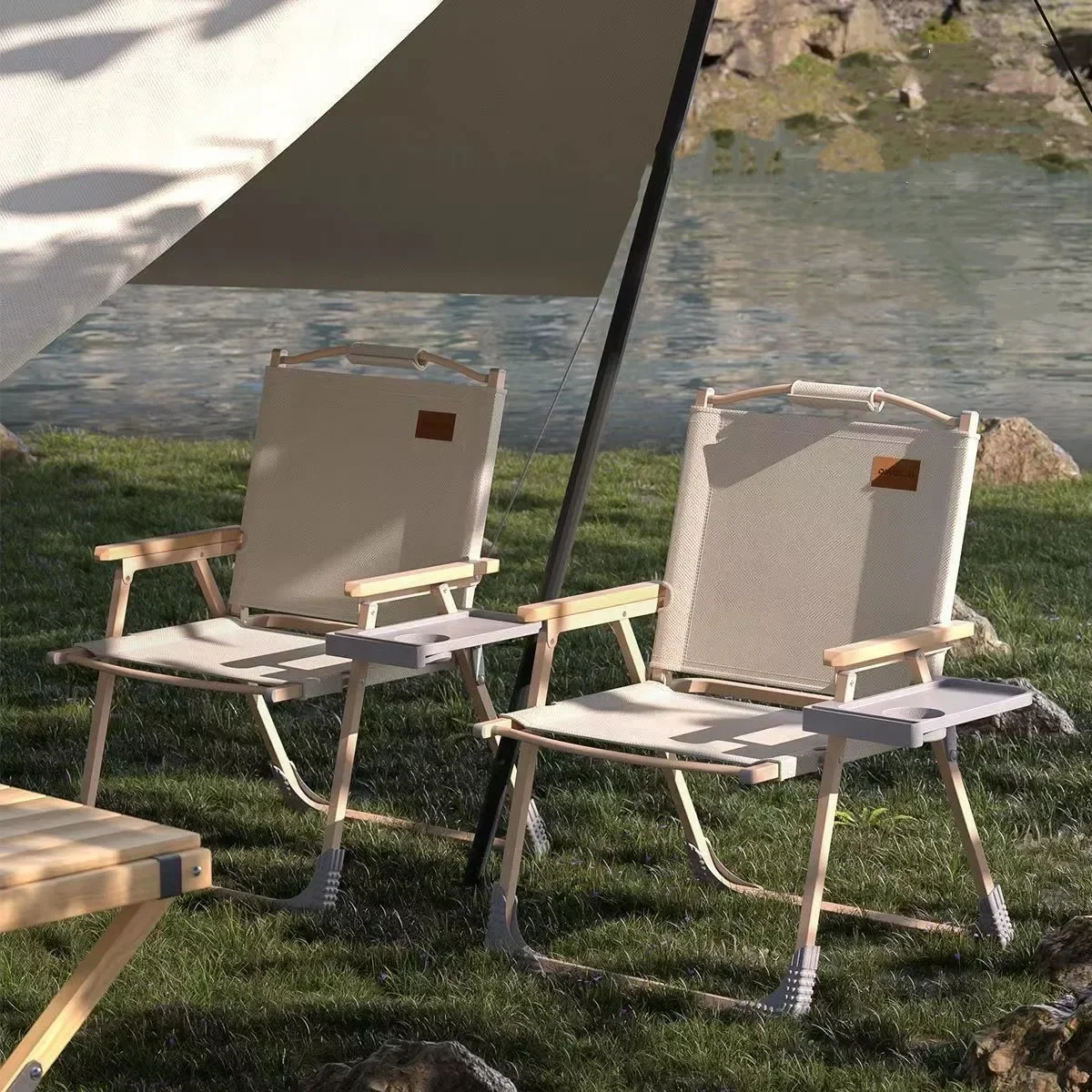 

Nordic Outdoor Chair Foldable Single Lounge Chair Portable Fishing Chair Beach