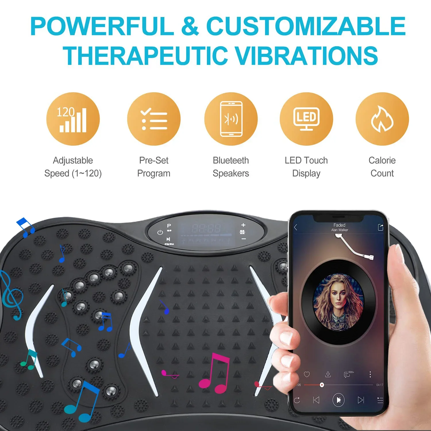 New Trend Popular Vibration Plate Machine Power Weight Loss Fitness Vibration Plate