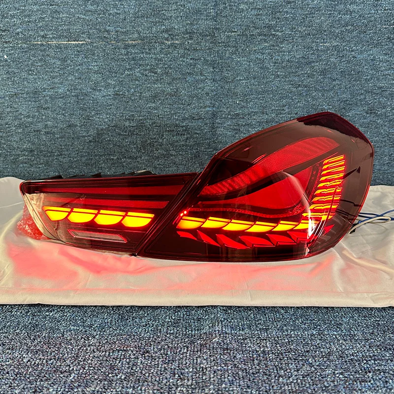 Fit for BMW 6 series taillight assembly 2011-2018 BMW F06 F12 F13 taillight modified to LED dragon scale brake light rear light