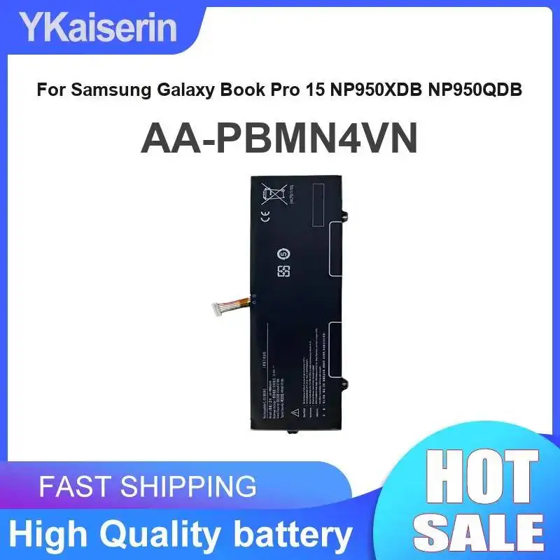 AA-PBMN4VN 4340mAh For Samsung Galaxy Book Pro 15 NP950XDB NP950QDB Portable Reliable Replacement Laptop Battery