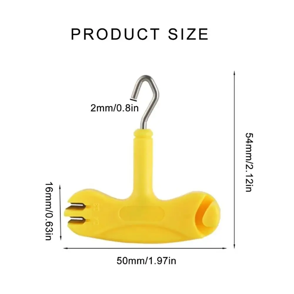 1Pcs New 3 In 1 Carp Fishing Tool Portable Multifunctional Fishing Knot Puller Line Stripper Remove Coated view 6