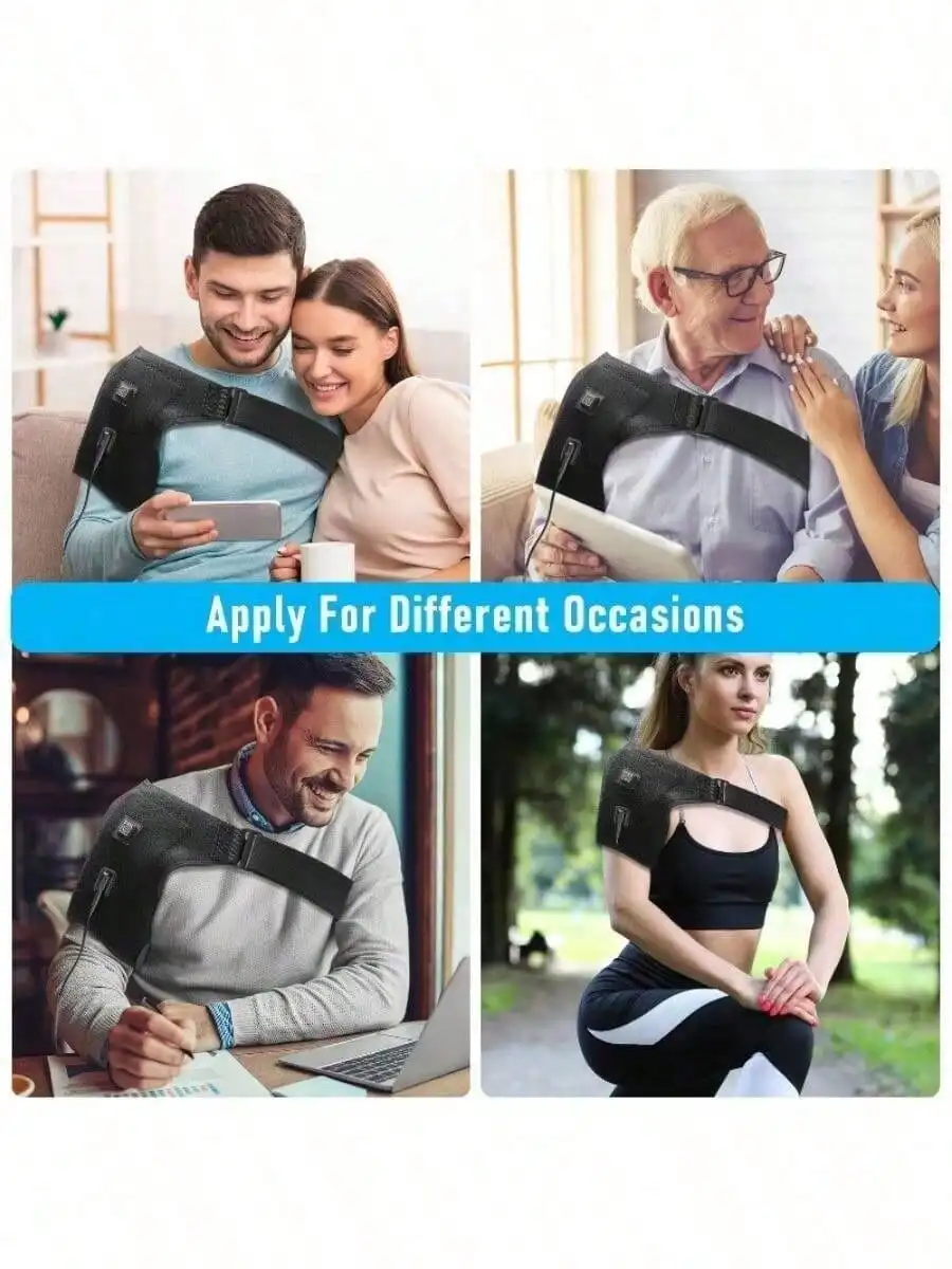 

Новинка 2026: Защитный массажный пояс для плеч с подогревом (3 режима), поддерживающий плечевой сустав, для здоровья и тепла, с питанием от сети.