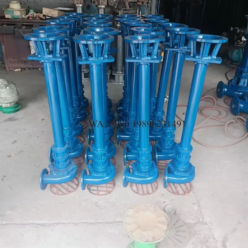 Wmwmnu Vertical Cast Iron Centrifugal Pump for River Sludge and Sewage with Open Impeller Design Motor Powered