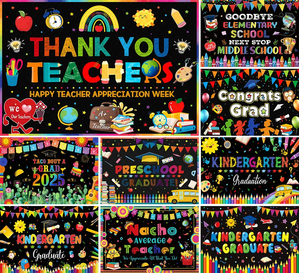 mehofond-fotografia-fundo-jardim-de-infancia-festa-de-graduacao-pre-escolar-parabens-grad-criancas-cerimonia-decoracao-pano-de-fundo-estudio-foto