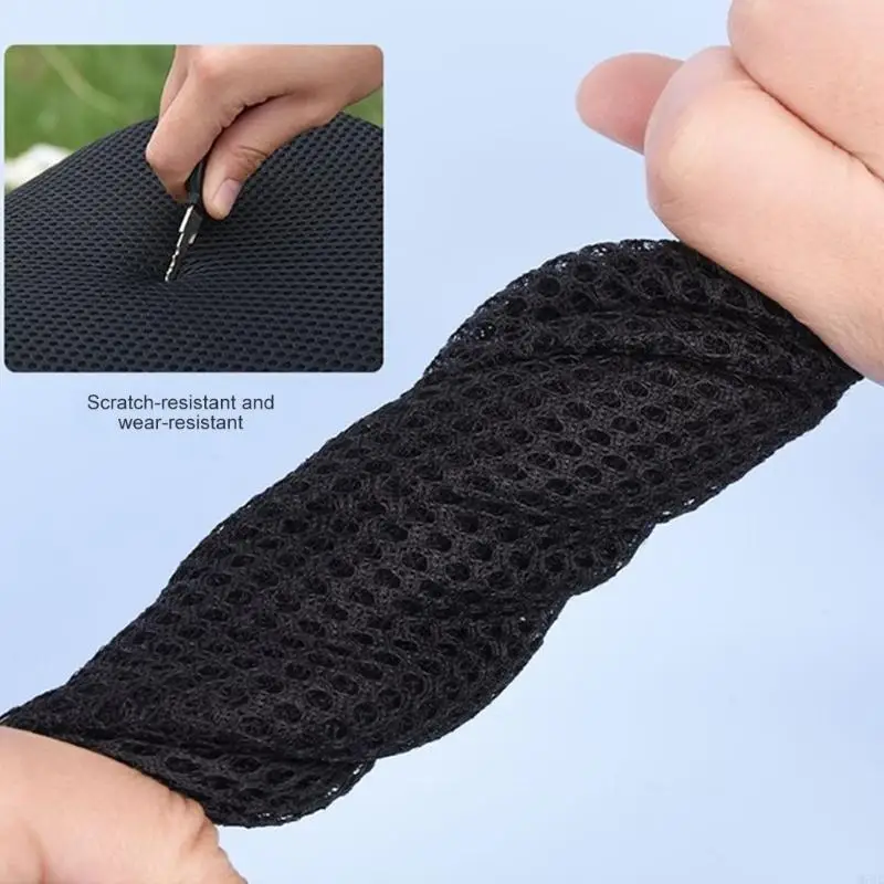 M76E Honeycomb E-bike Cover Quick Dry Anti Slip Mesh Ventilated Cushion Cover