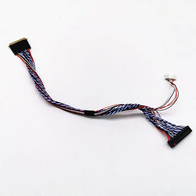 40 Pin 2 Channel 6Bit LED LCD LVDS Screen Cable For 14-18.4 inch Display