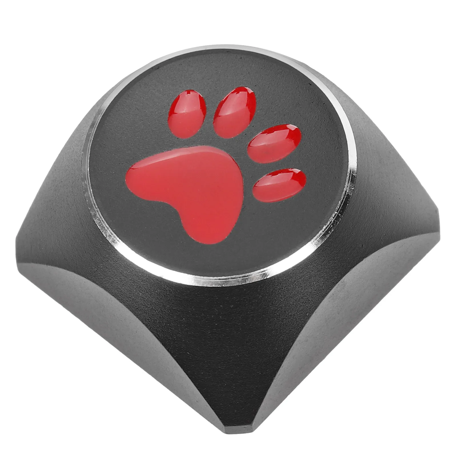 

Aluminum Alloy Cat Paw Keycaps for Mechanical Gaming Keyboard Electroplated Metal Base Side Print Retro Design Comfortable