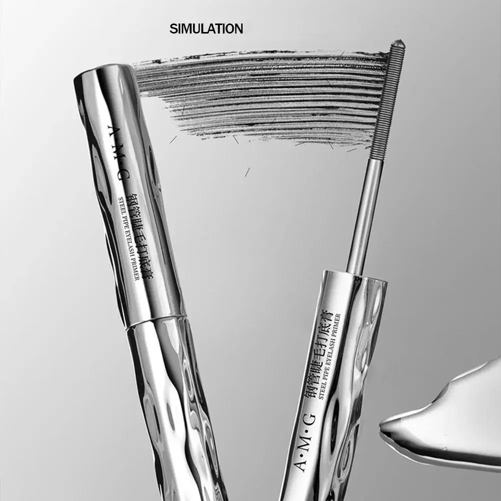 เหล็กมาสคาร่า 3D ผ้าไหมเส้นใย Non Smudging Eyelash Primer สีดําธรรมชาติกันน้ํา Long-Lasting Eyelash EXTENSION เครื่องสําอาง