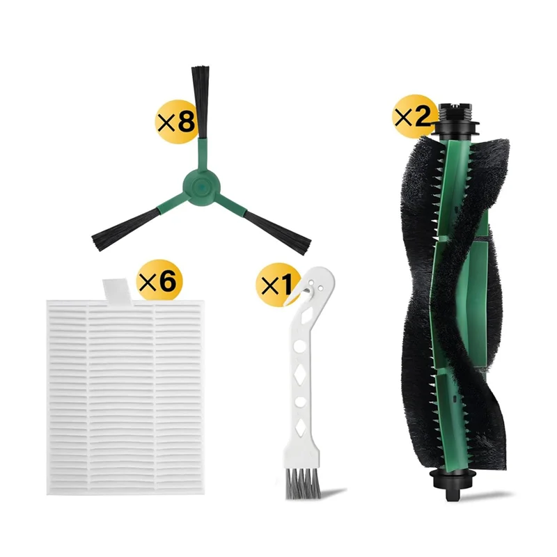 

ABLL-для Irobot Roomba Essential Series Y0110 Y0140, Q0120 Q011 робот-пылесос основная боковая щетка Hepa-фильтры аксессуары