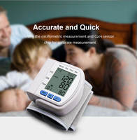 Automatic Digital Tensiometre Electric Sphygmomanometer Wrist Machine Blood pressure monitor fast get result