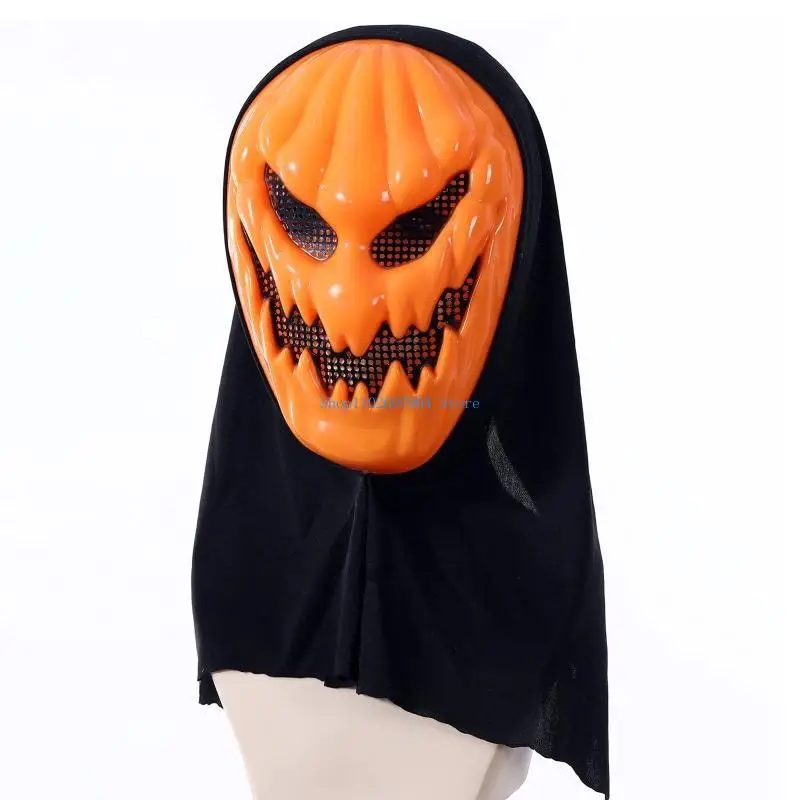 N7YF Zucca Malvagia Spaventosa per Maschera Mostro Horror Halloween Maschera da Festa Costo