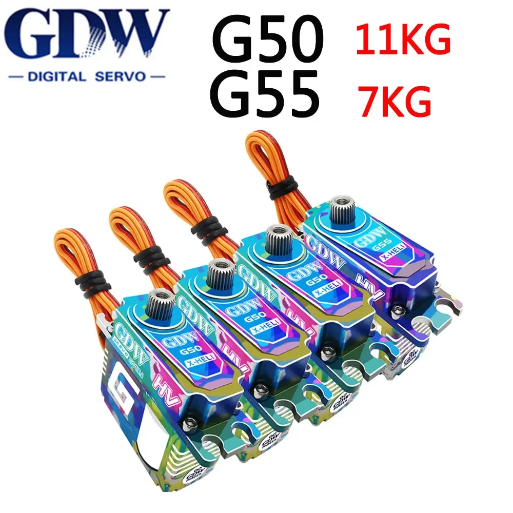 Motor sin escobillas/sin núcleo, Servo helicóptero RC GDW HV Original DS290/ 295MG DS590/595MG DS820MG BLS892/895HV G50 G55 G92 G95