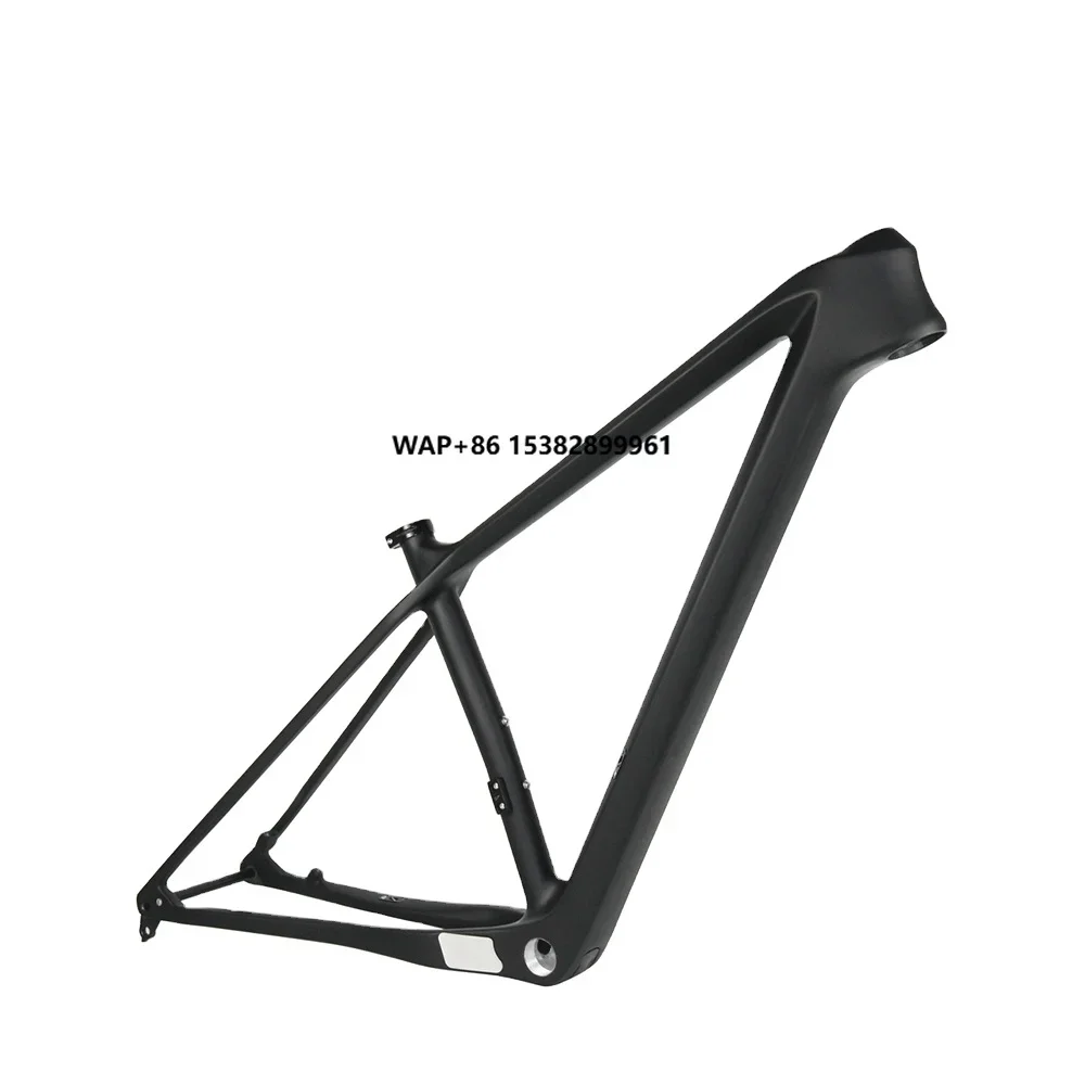 Bicycle Frame 27.5 29er MTB T800 Carbon Fiber   Disc BB68 Thread 148*12mm Thru Axle Internal Cable Glossy Mountain Bikes