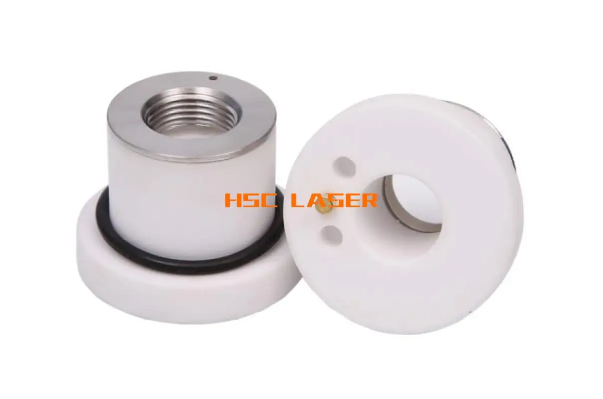 

HSCLASER Raytools Ceramic Nozzles Holder Dia 32mm For Raytools AK270/BT230/BT240 Laser Head Bodor Glorystar Fiber Laser Machines