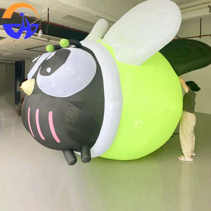 

Customized inflatable cartoon luminous firefly air models decorative props for outdoor zoos, parks and activities