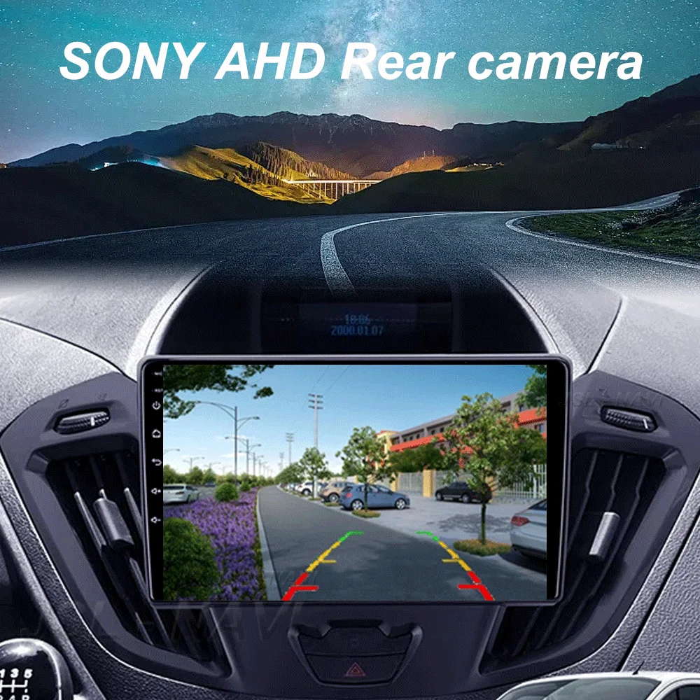 Android 16 For Ford Tourneo Custom 1 I Transit 2012 - 2021 Car Radio Multimedia Video Player Navigation stereo GPS No 2din 2 din