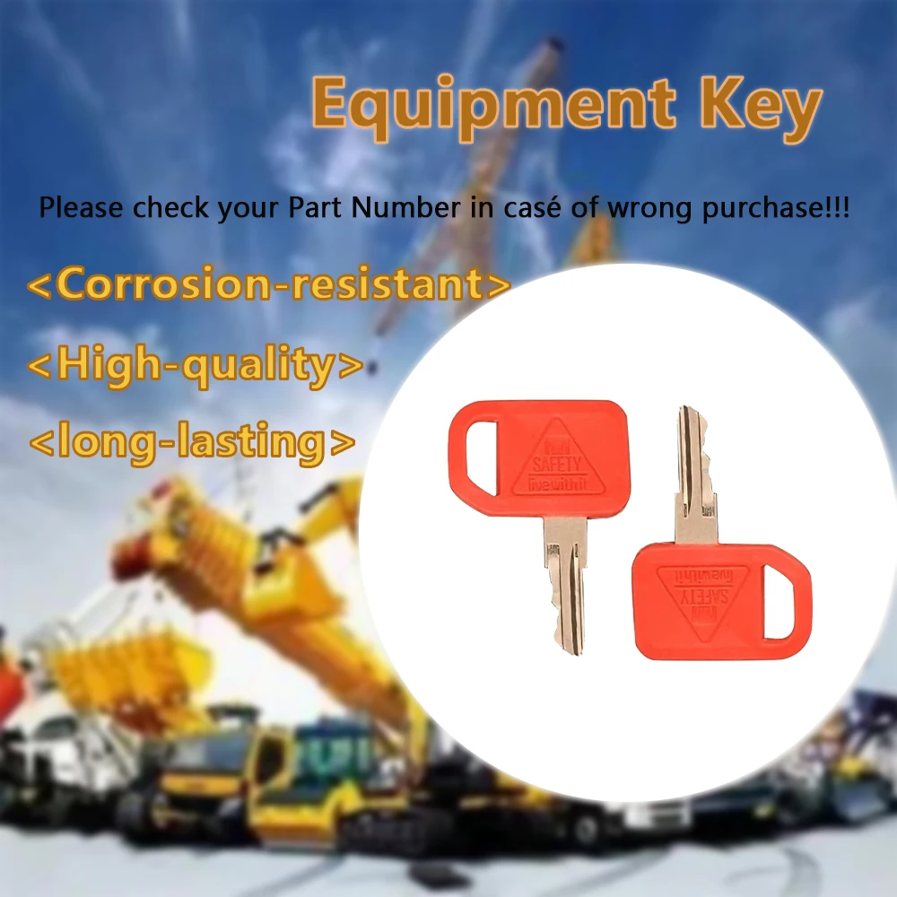 1/5/10/30/50PCS JDR Ignition Key Set For John Deere Excavator Graders Dozers Skid Steer Loader Replace AR51481 AT195302