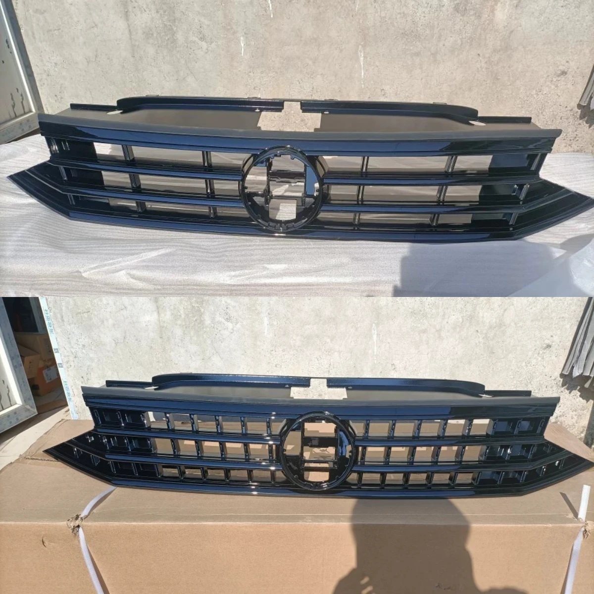 

Front bumper Grill for Volkswagen vw Passat B8.5 PA 20-23 modified Black net Radiator Grille Car Accessories