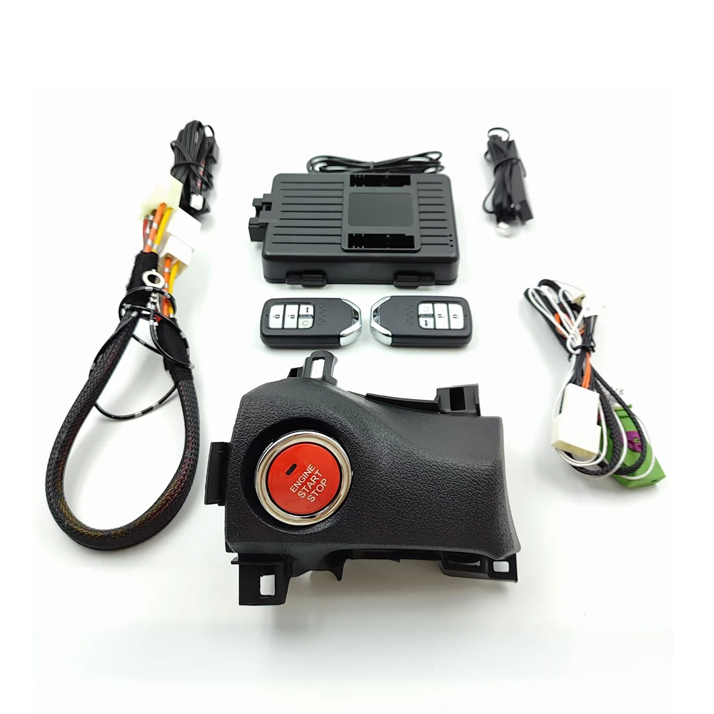 

For Honda Civic 2017-2020 Add Finger Printer Push button start stop Remote Control keyless entry Automatic Unlock Lock
