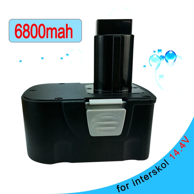 

14.4V 6800mAh Rechargeable Battery Replacement for the Power Tool Battery,Suit for Interskol H 14.4V Cordless Drilling Rig