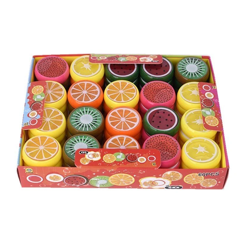 Kleurrijk Kristal Slijm Stopverf Speelgoed Magnetische Modder Klei Nieuwigheid Speelgoed Jongens Meisjes Pasen Cadeau Fruit 4PCS
