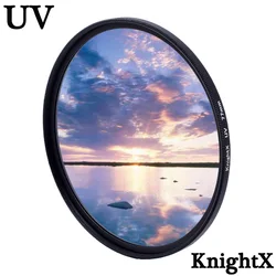 KnightX 49 52 55 58 62 67 72 77mm UV Digital Filter Lens for Canon Nikon Sony DSLR SLR Camera Protector Photo D5300 2000D