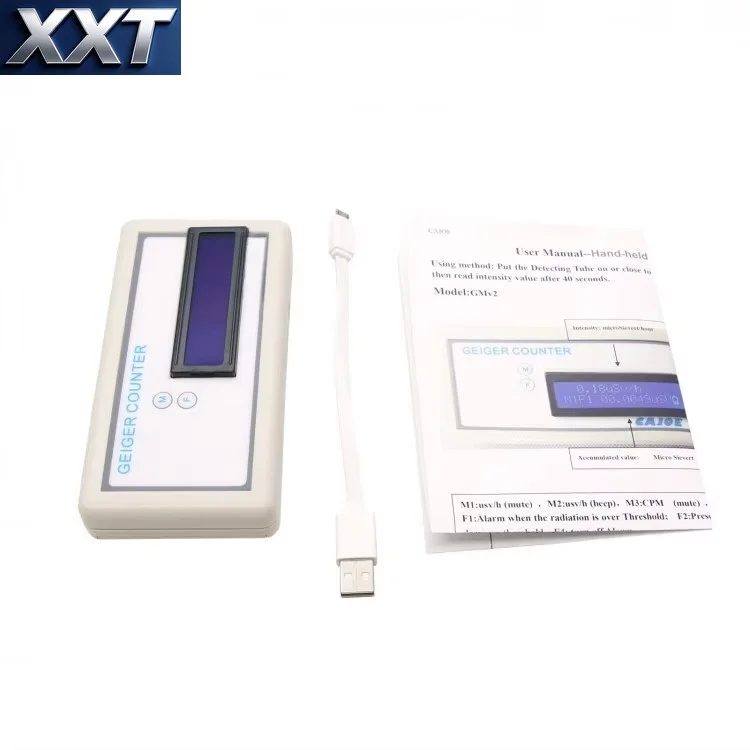 Portable Handheld Geiger Counter Digital Display Nuclear Radiation Meter For Various Ray Measurement Work