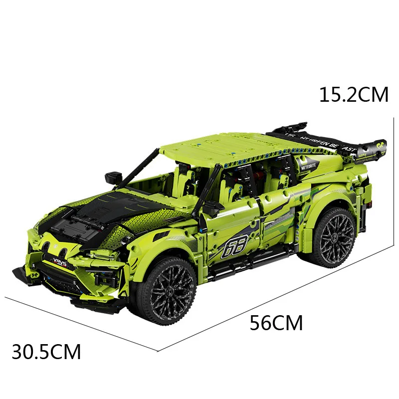 Technical Building Block Bull Sport SUV Car Urus Model Radio 2.4ghz Remote Control Vehicle Brick RC Toys Collection For Gifts