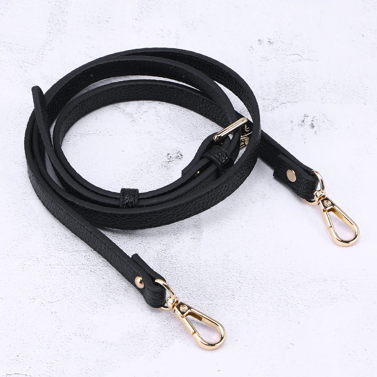 

Faux Adjustable Bag Strap Replacement Black Durable Pu Crossbody Purse Handbag Shoulder Handle Sturdy