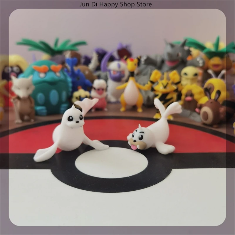 Seel Dewgong-figura de Anime con estampado 3d del mundo a escala 1:20, colección de estatuas, decoración de escritorio, juguetes de adorno, regalos para niños