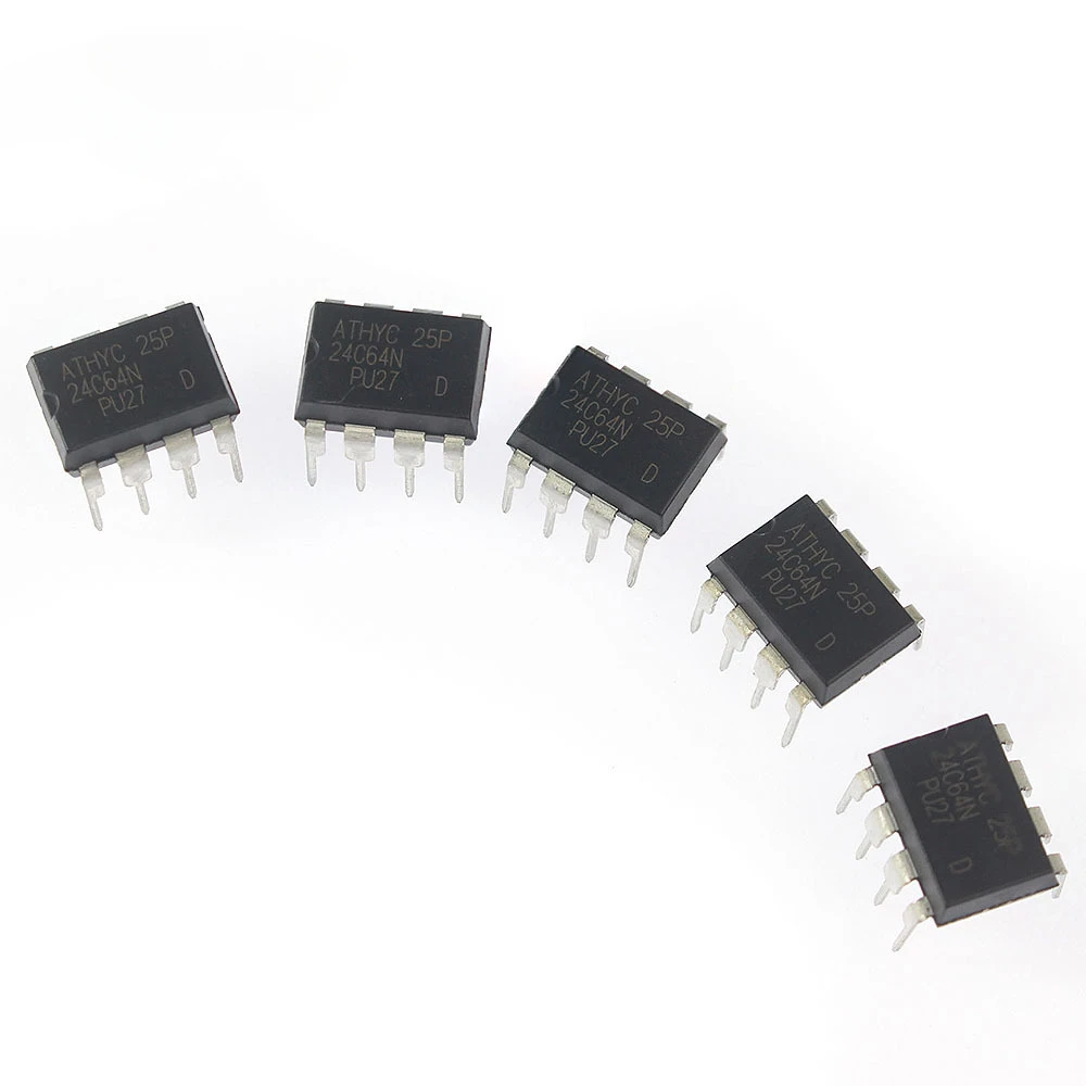 100PCS Integrated Circuit IC Chip Kit NE555 UC3842 UC3843 UC3845 24C02 24C04 24C08 24C16 24C32 24C64 DIP Electronics Kits