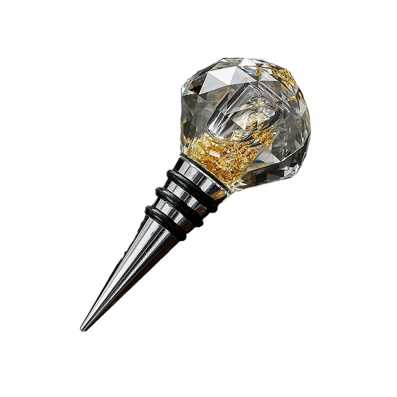 

High-grade crystal glass red wine plug sealed and fresh-keeping household silicone plug universal wine bottle champagne plug