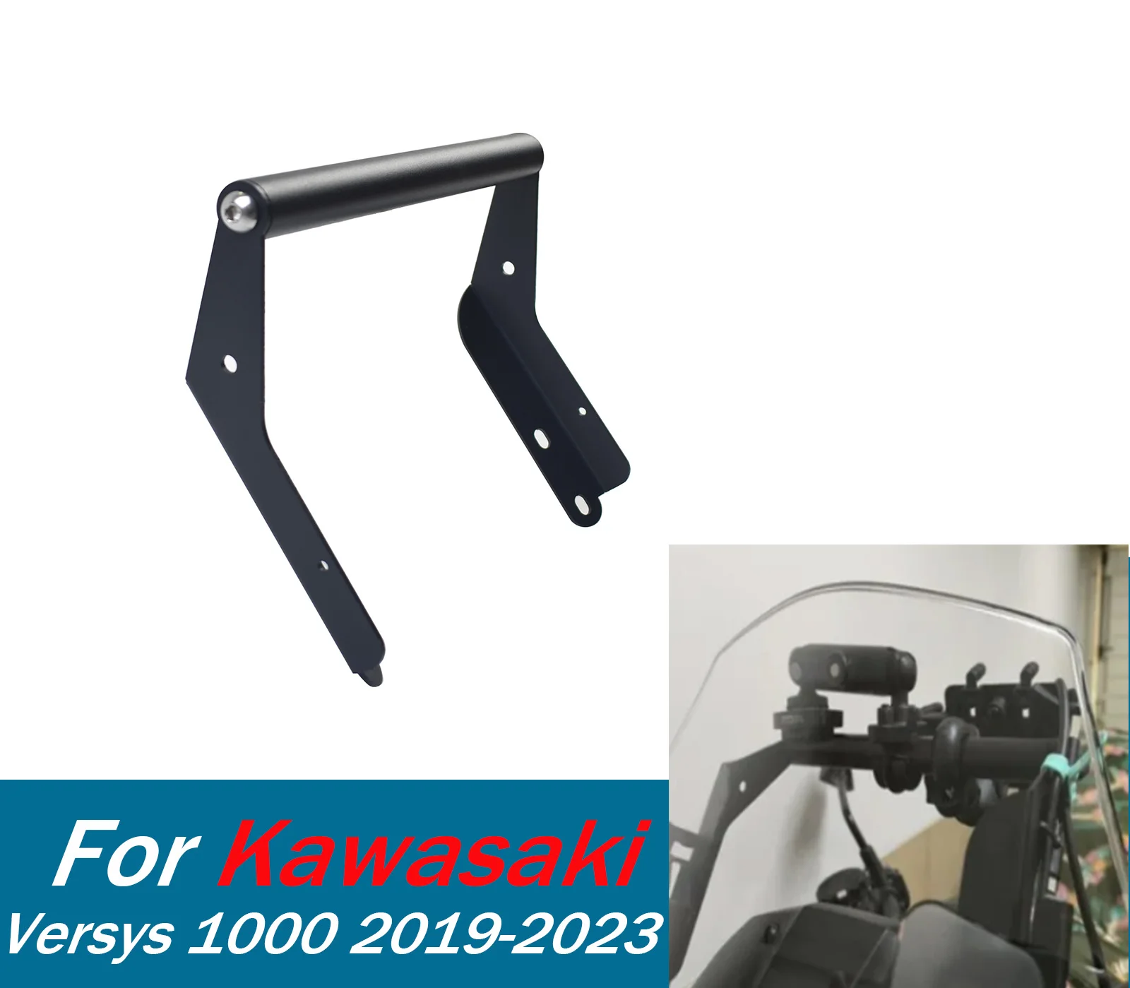 

For Versys 1000 GPS Navigation Bracket For Kawasaki Versys 1000 2019-2023 Phone Holder Support Stand Motorcycle Accessories