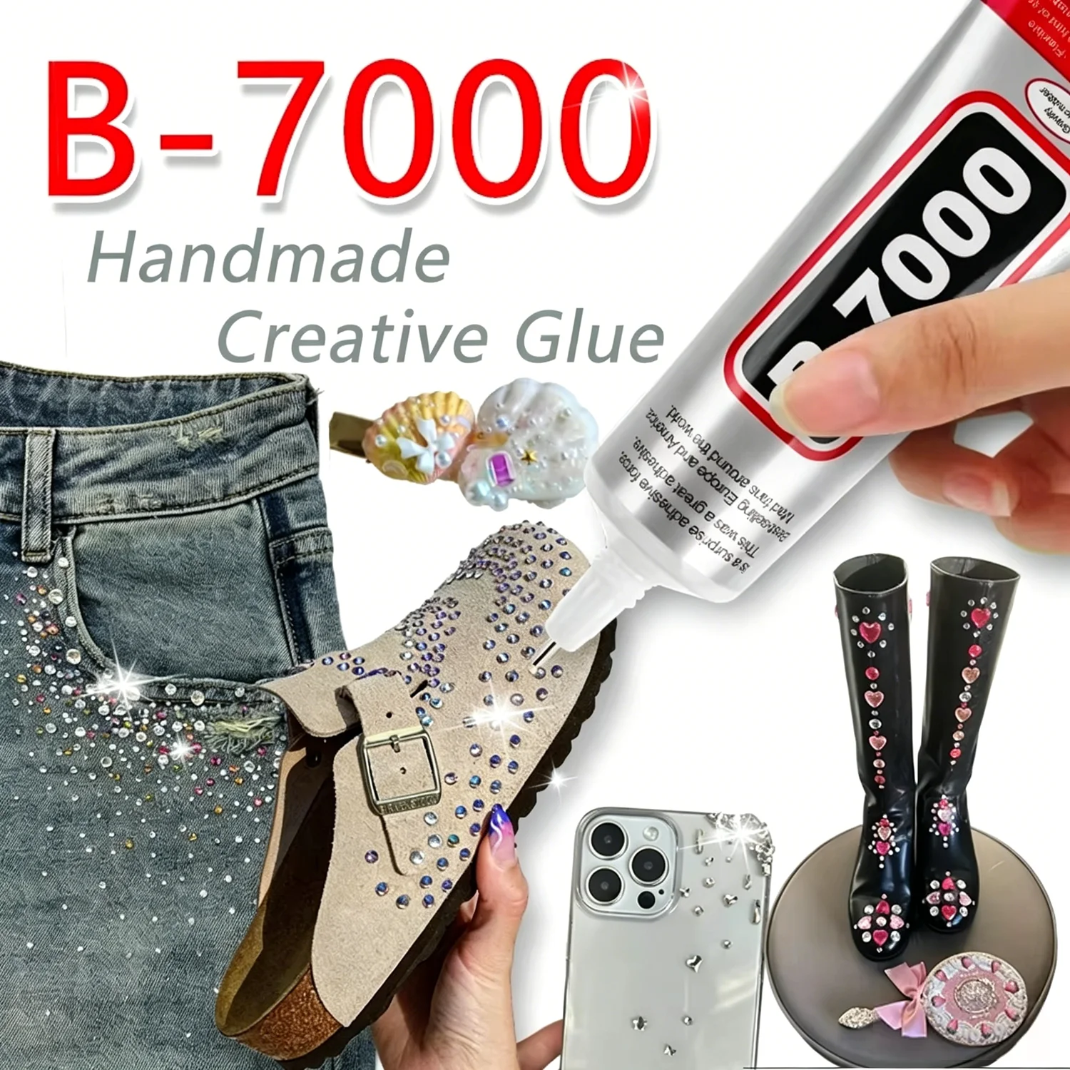 B7000, Adhesive for Mobile Phone Screens, Jewelry, House Construction Models, Dried Flowers, Wooden Frames, Cardboard, Wool Mate