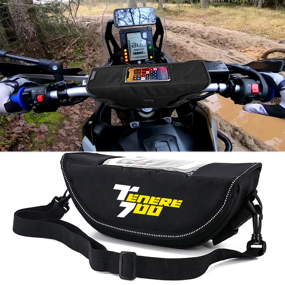 Waterproof Handlebar Bag For YAMAHA TENERE 700 XT700Z T700 2019-2024 2021 2022 Motorcycle Accessories Storage Travel Tool bags