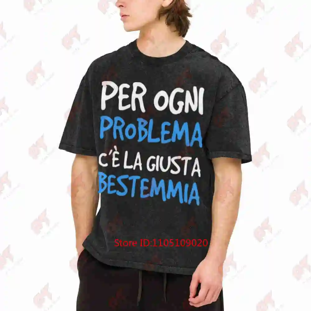 The Blasphemy Right Problem Vintage Washed Tee Pure Cotton T-Shirt