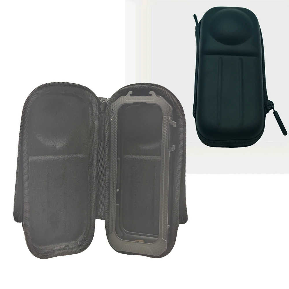 

Mini Storage Case For Insta360 X5 X4 Sport Camera bag Travel Case Waterproof Half Zip Expanded Storage Bag can fit a Camera Cage