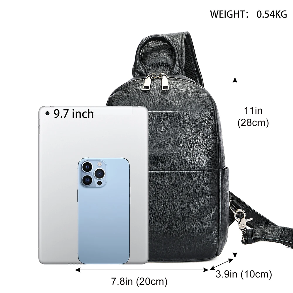 Imagem -06 - Bolsa de Ombro de Couro Genuíno Westal para Homens Bolsas Crossbody Vintage Bolsas Crossbody Casuais Bolsa Designer