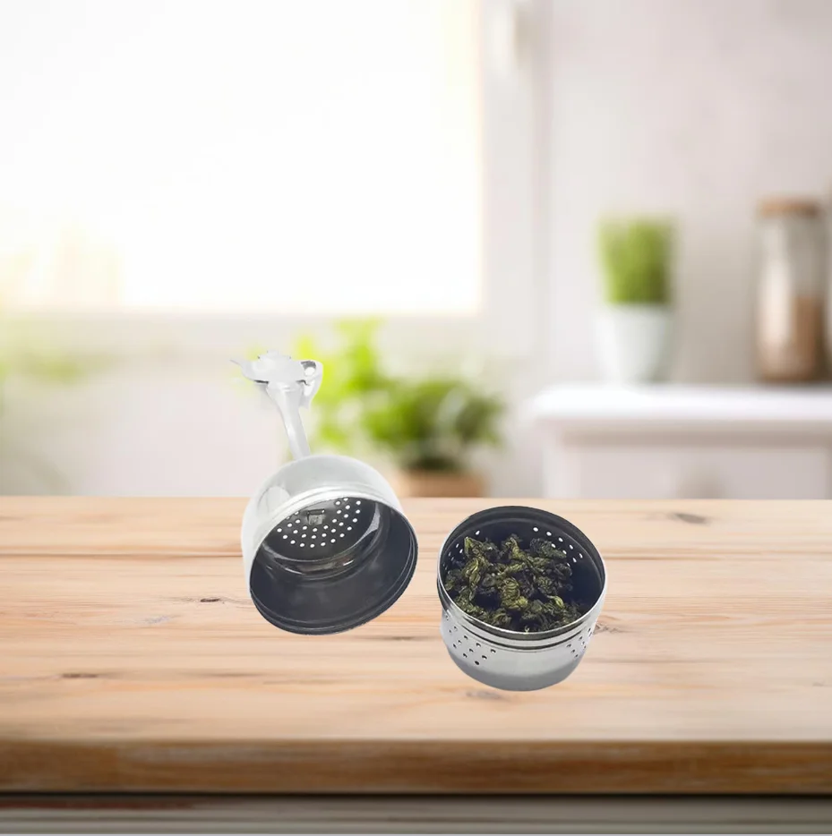 

304 Stainless Steel Tea Infuser - Fine Mesh Strainer for Loose Tea/Spices, Durable Reusable Kitchen Filter Tool 필터링 Фильтр